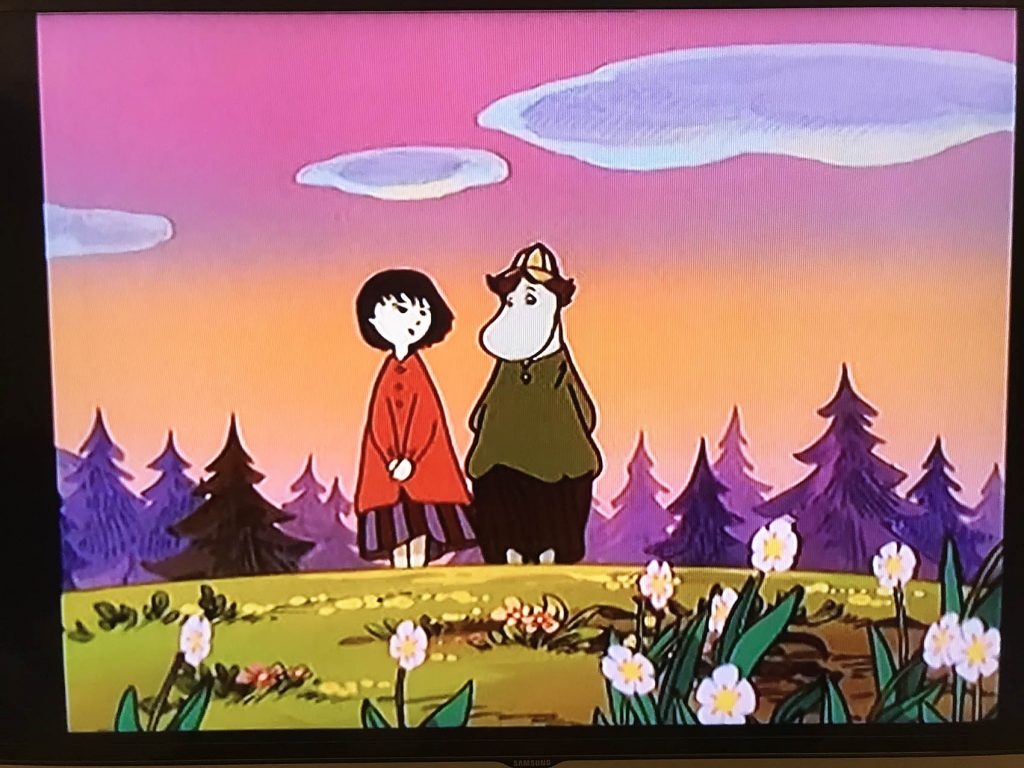 フィンランドの早朝テレビアニメ ムーミン