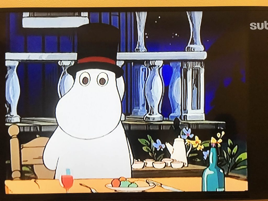フィンランドの早朝テレビアニメ「ムーミン」